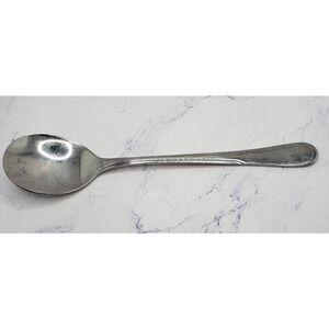 Stainless Steel 8 Inch Classic Flatware Round Soup Spoon